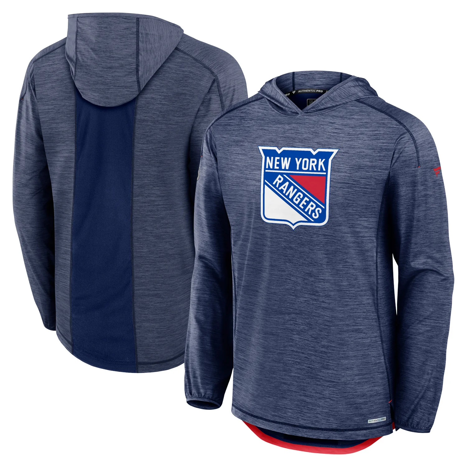 Fanatics Rangers 24-25 Authentic Pro Rink Lightweight Hoodie - Image 3