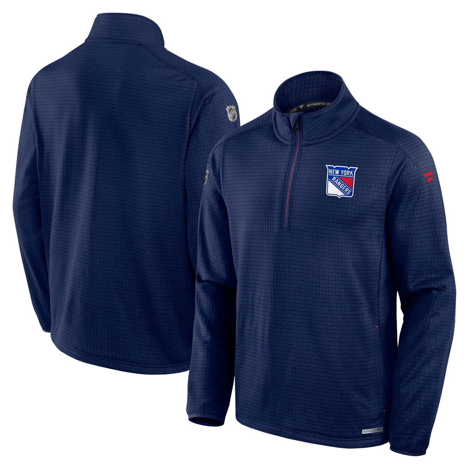 Fanatics Rangers 24-25 Authentic Pro Rink Lightweight Quarter Zip - Image 3