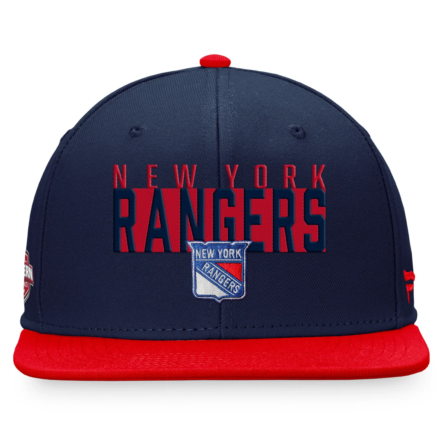 Fanatics Rangers Fundamental Color Blocked Snapback Hat - Image 2