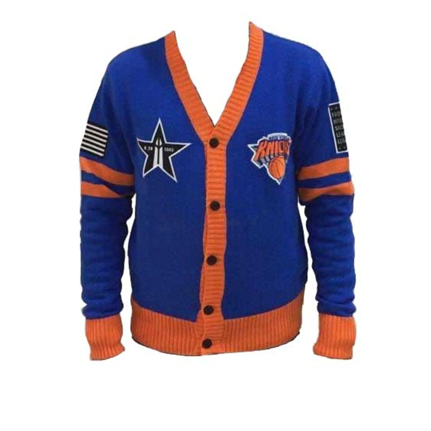 FISLL Knicks Black History Collection Cardigan Sweater - Image 4