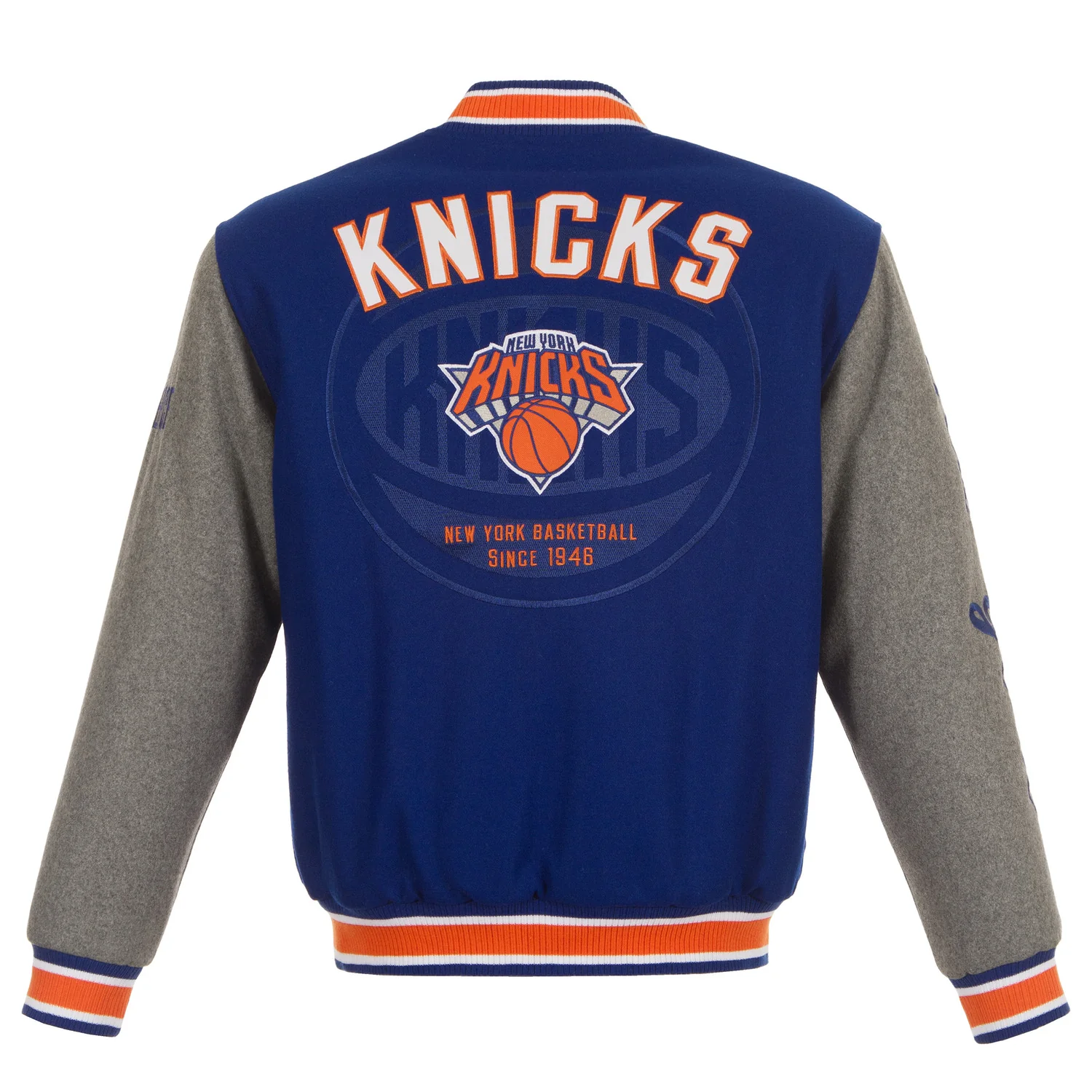 JH Design Knicks Two-Tone Reversible Wool Jacket - Image 2