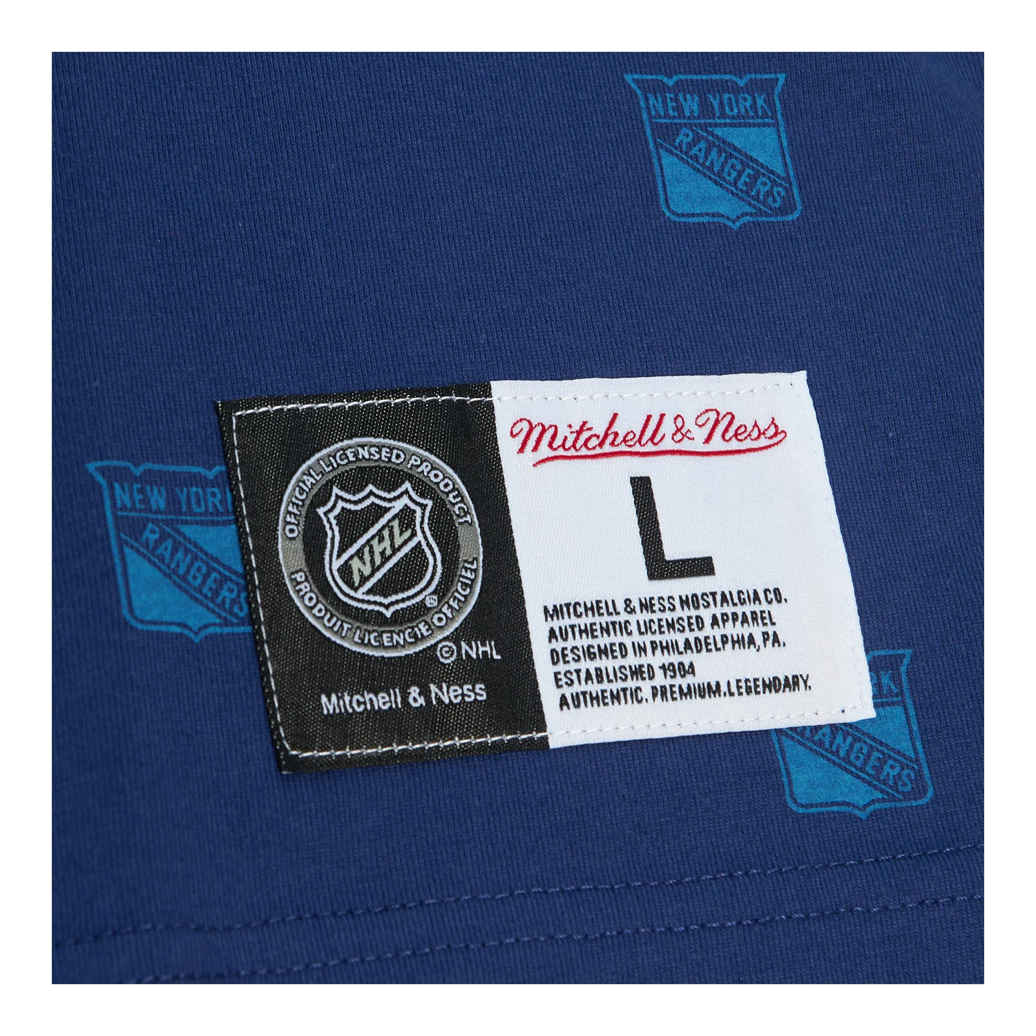 Mitchell & Ness Rangers All Over Print T-Shirt - Image 4