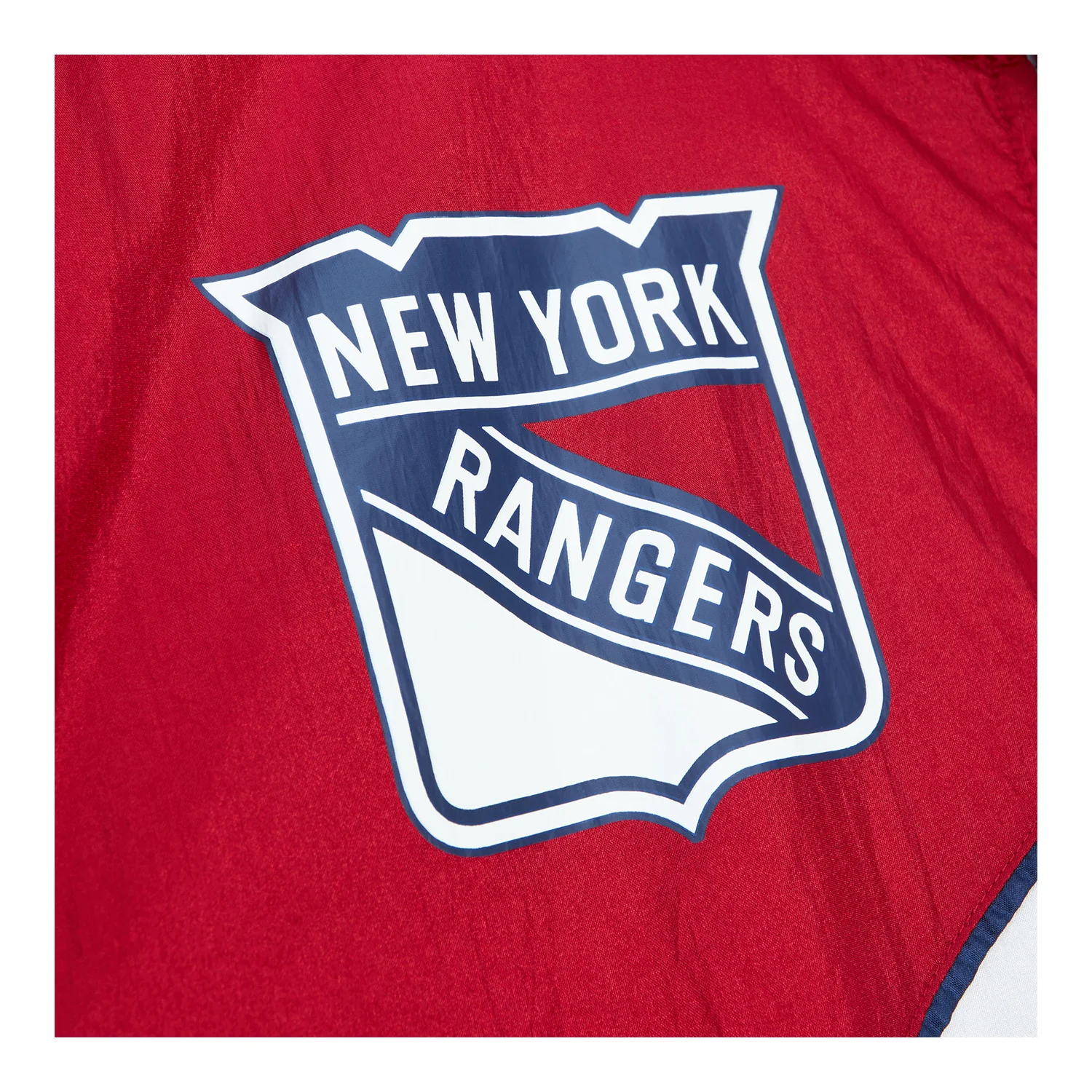 Mitchell & Ness Rangers Arched Retro Lined Windbreaker - Image 3