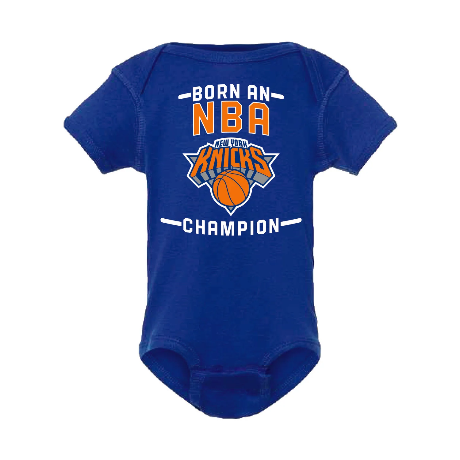 Newborn Knicks 2026 Born an NBA Champ Onesie