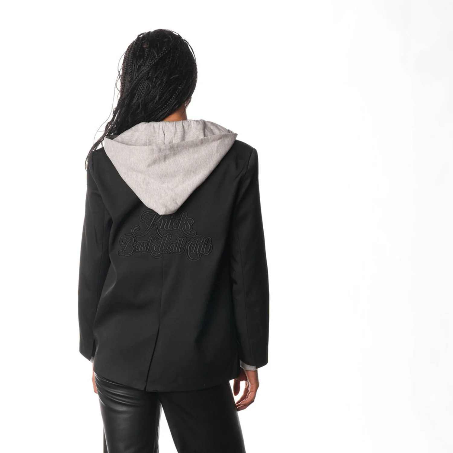 Women's Wild Collective Knicks Hooded Blazer - Image 2