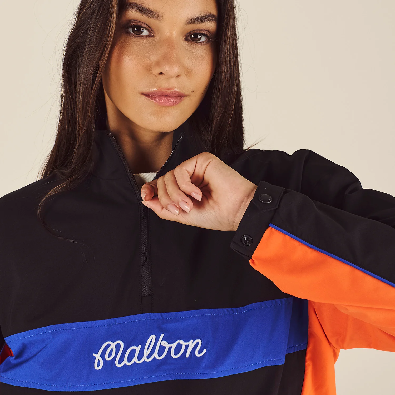 Malbon x Knicks Womens Quarter Zip - Image 4