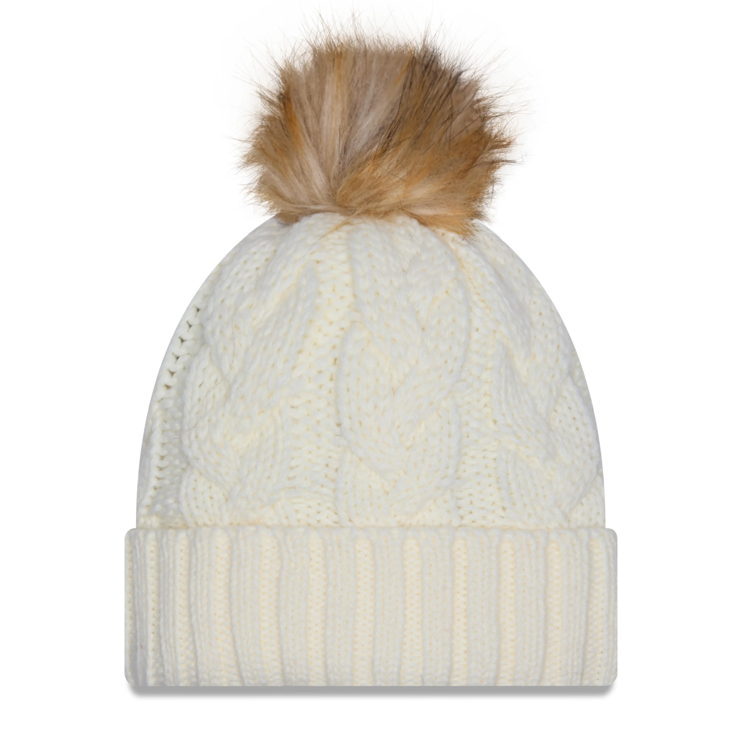 Women's New Era Knicks Fur Chrome Knit Pom - Image 3