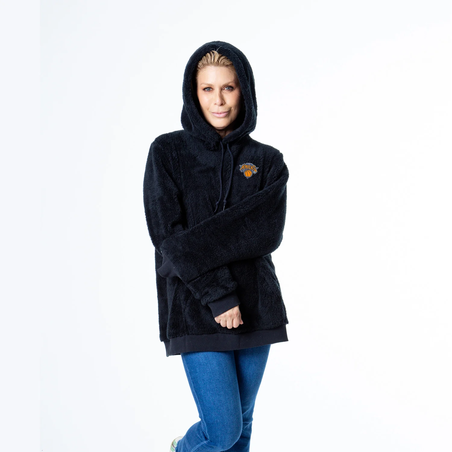 Jill Martin Knicks Sherpa Hoodie - Image 2
