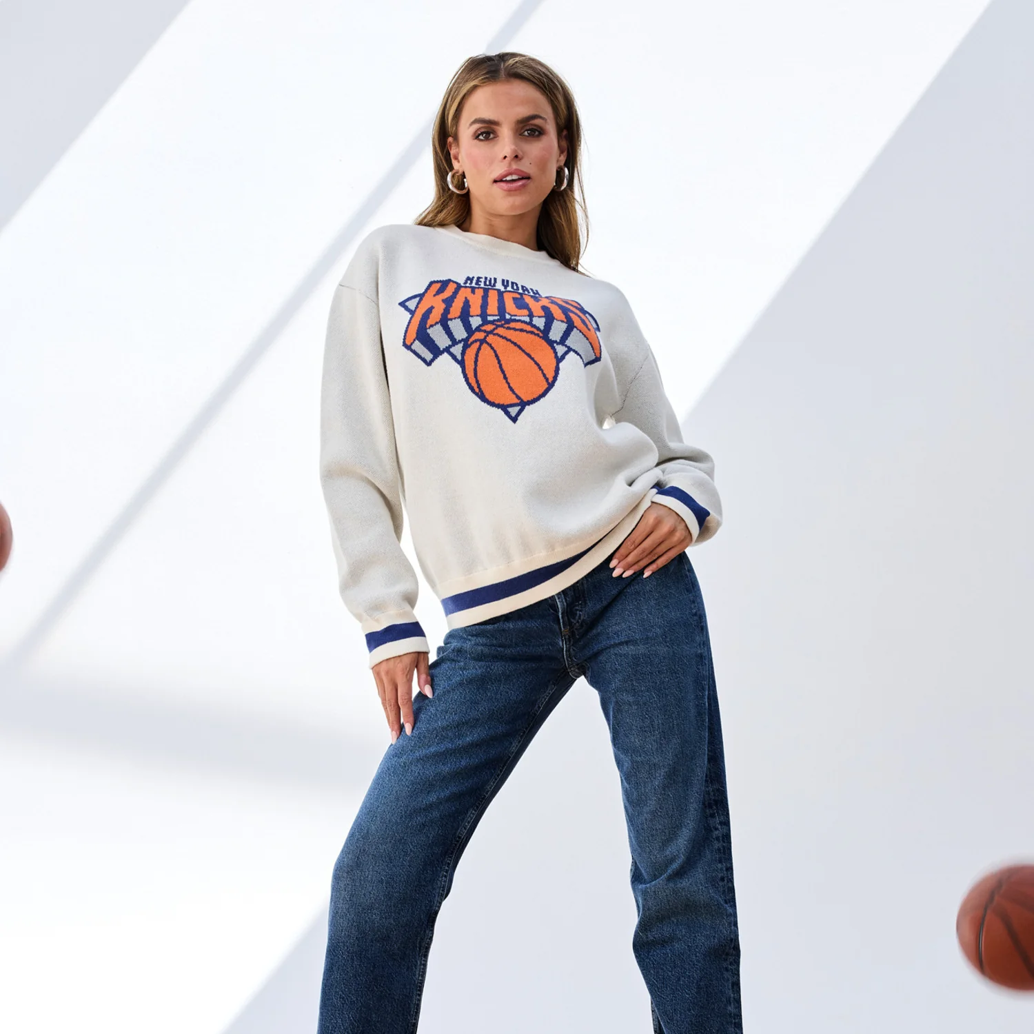 Terez Knicks Sweater Knit Crew - Image 4