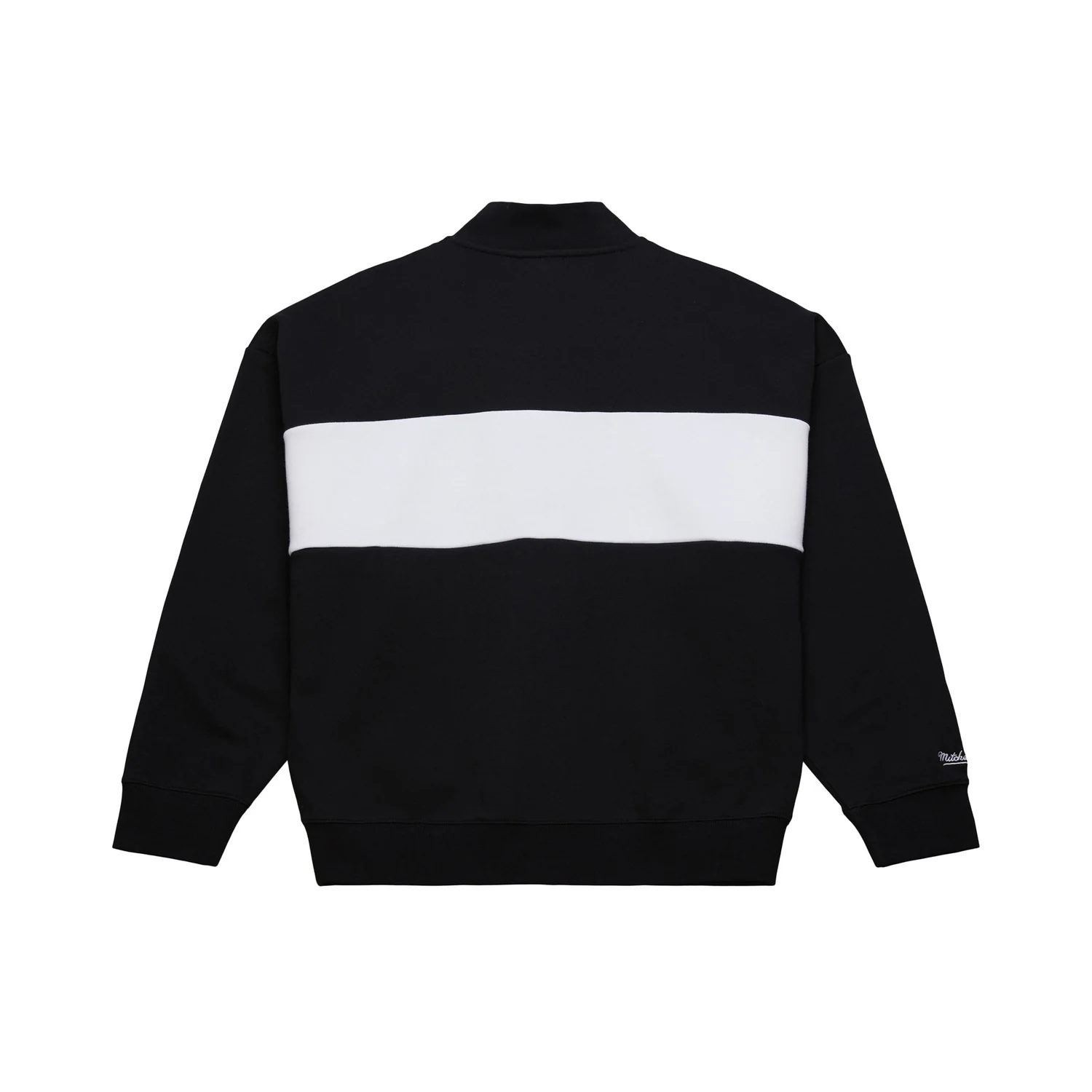 Women's Mitchell & Ness Knicks Black Quarter Zip - Image 5