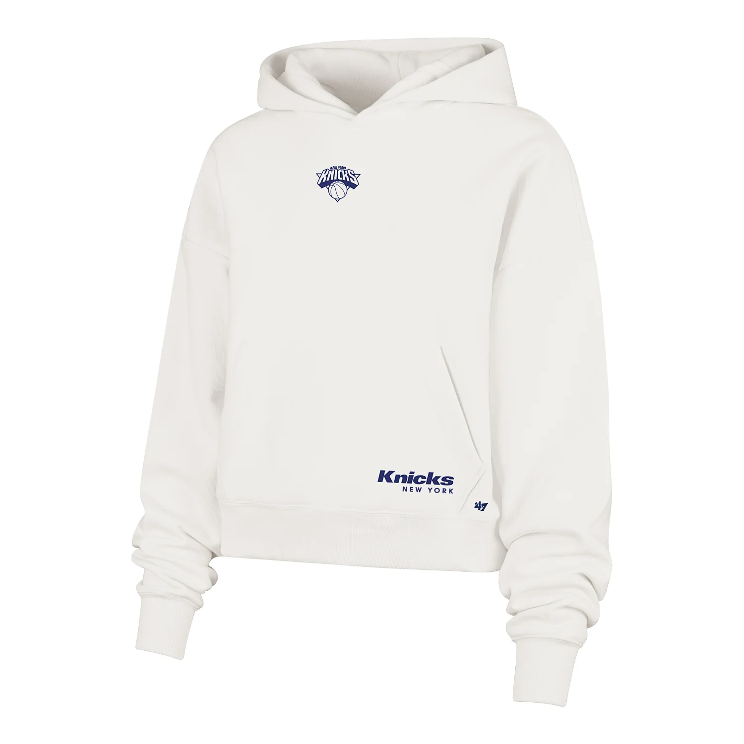 Women's '47 Brand Knicks Sandstone Sue Foundation Hood