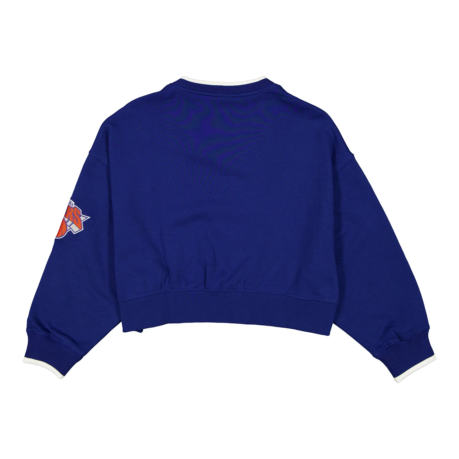 Women's New Era Knicks Royal V-Neck Sweater - Image 2