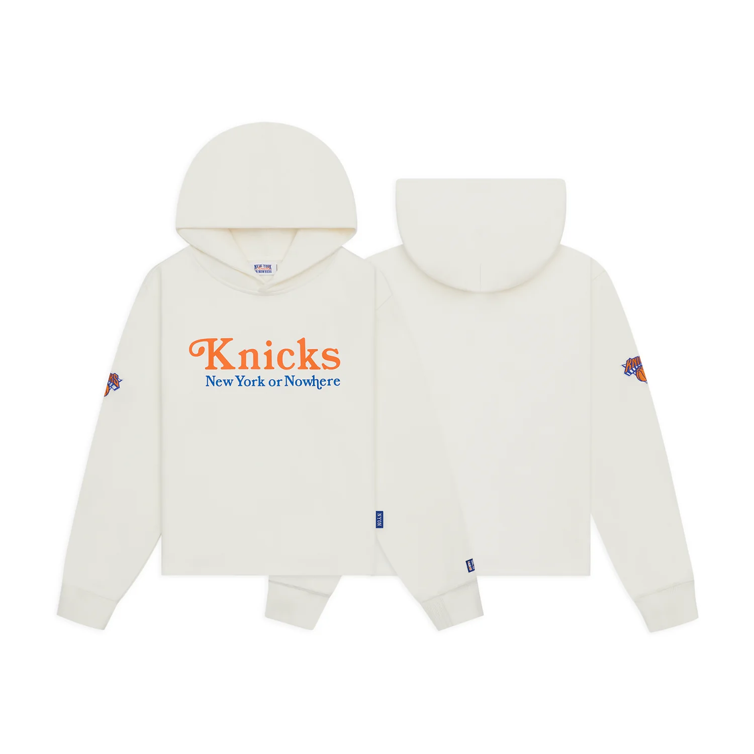 Women's NYON x Knicks Give & Go Hoodie Off White - Image 3