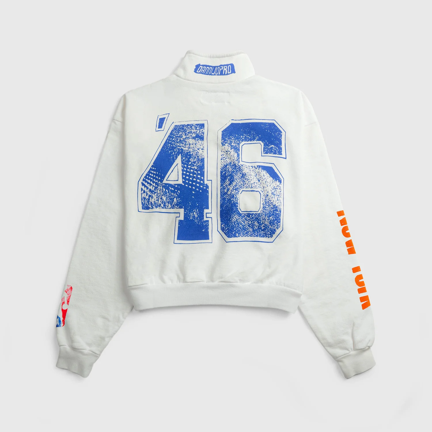 DANNIJOPRO x Knicks Varsity Cropped Half Zip - Image 2