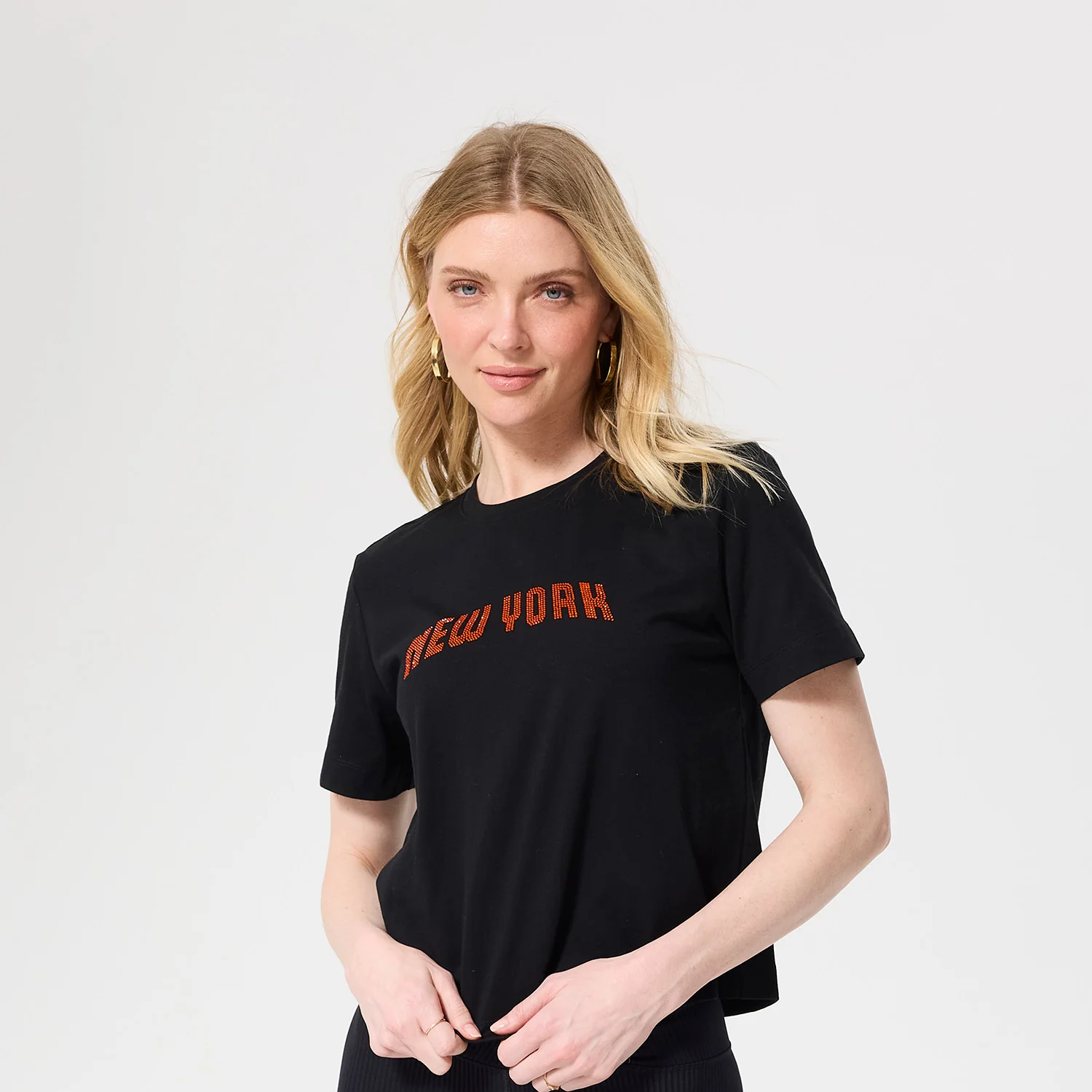 Terez Knicks New York Arch Gem Baby Tee - Image 4
