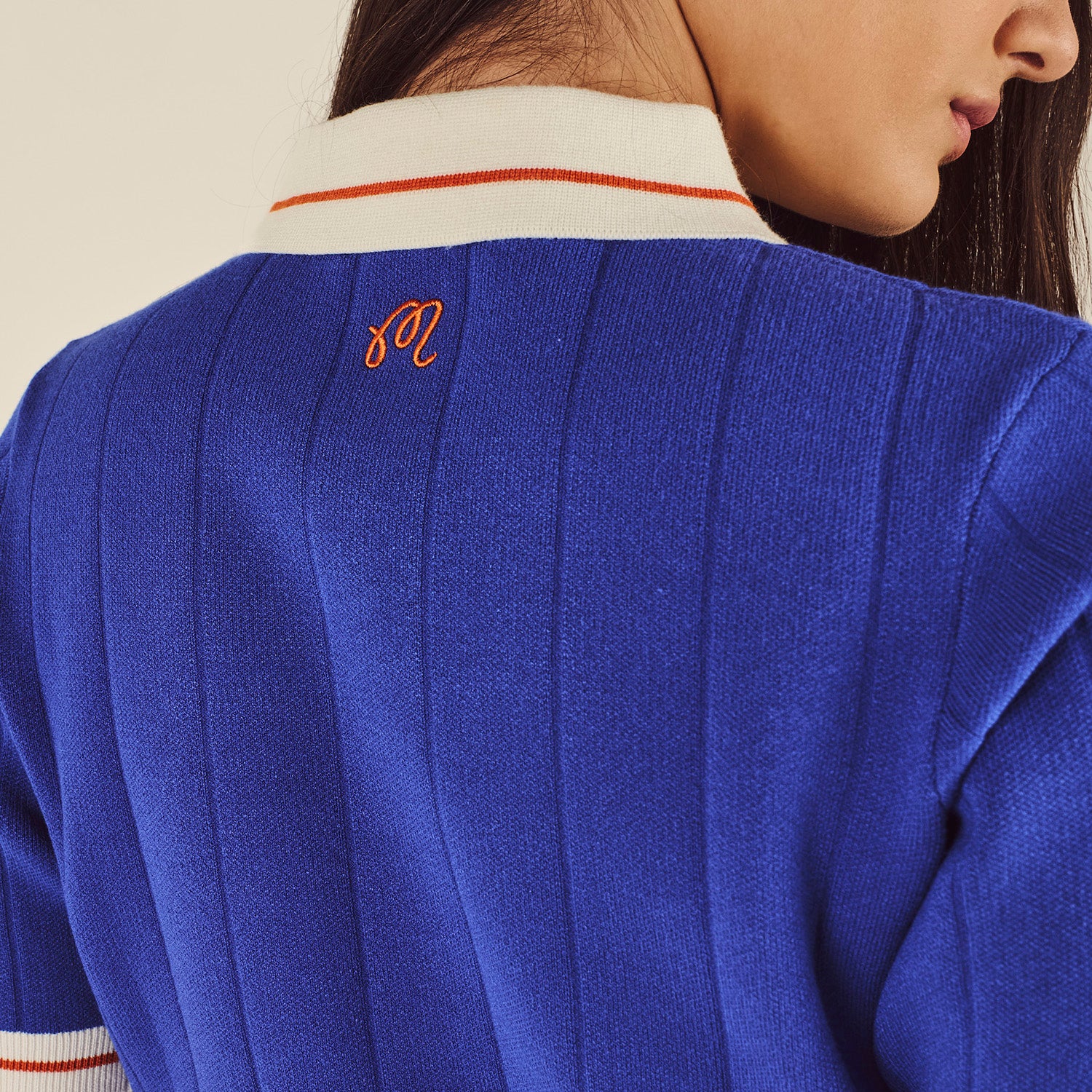 Malbon x Knicks Womens Royal Mikayla Polo - Image 3