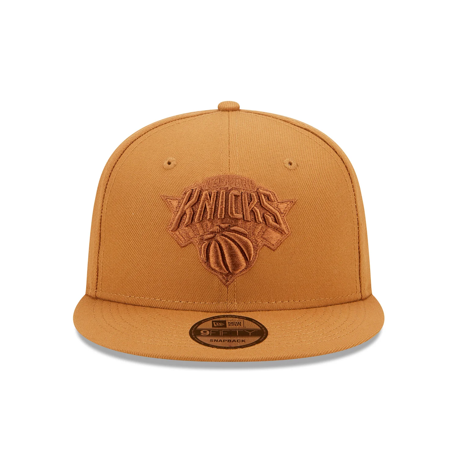 New Era Knicks Light Bronze Snapback Hat - Image 4