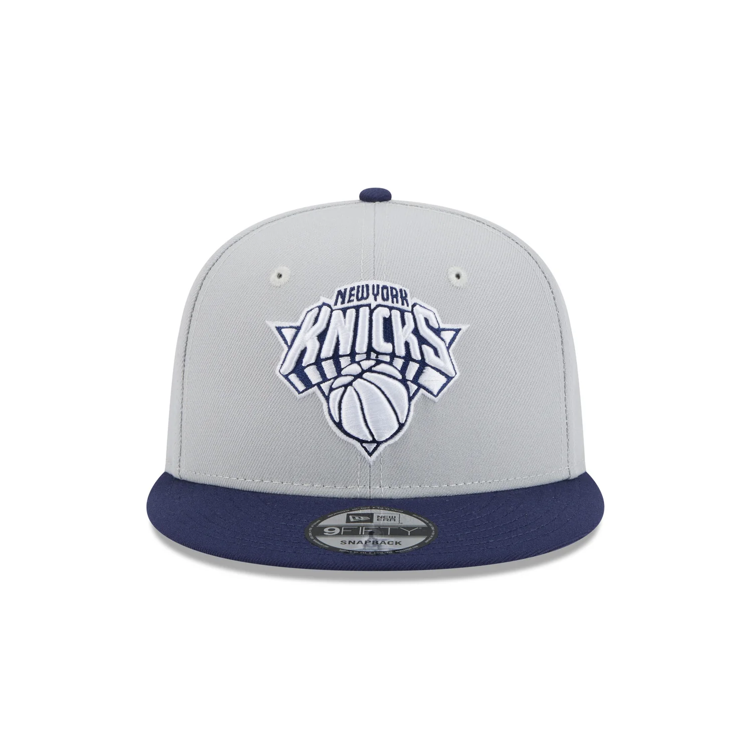 New Era Knicks Color Pack 2- Tone Silver/Navy 950 Snapback - Image 3