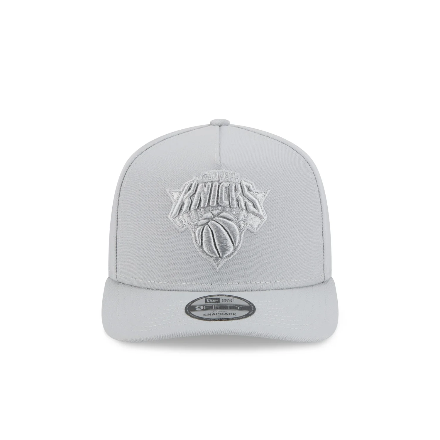 New Era Knicks Color Pack Tonal Silver Pre-Curve 950 A Frame - Image 4
