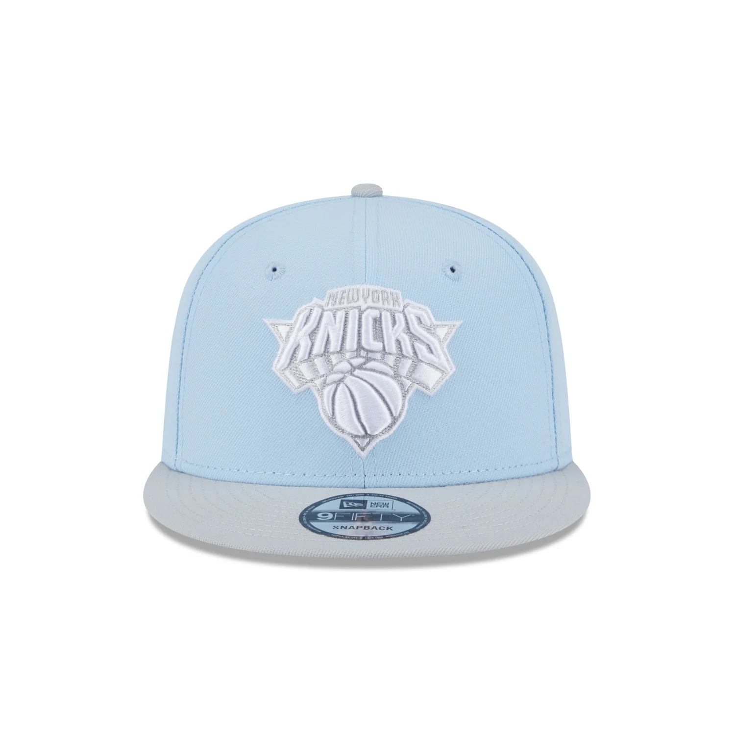 New Era Knicks Color Pack 2- Tone Glacial Blue/Silver 950 Snapback - Image 3