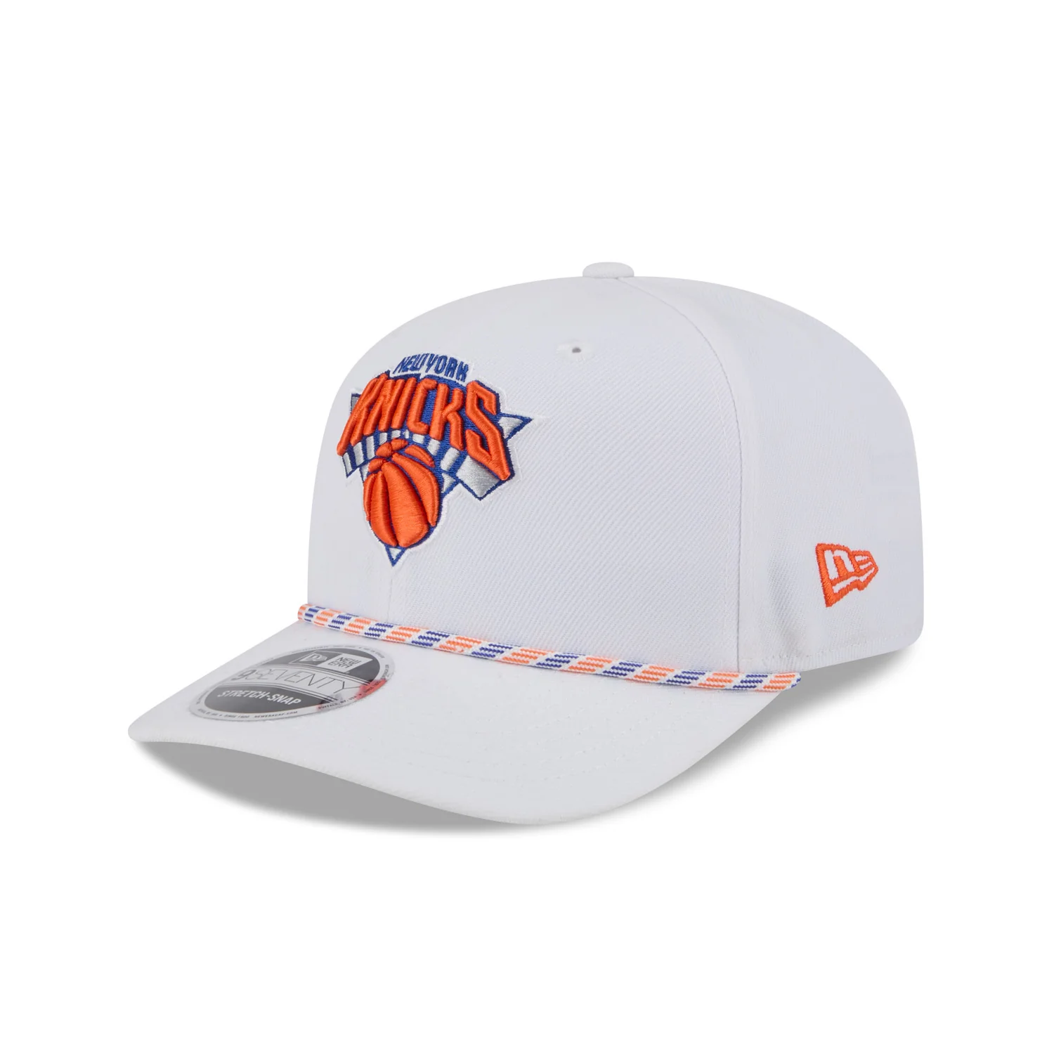 New Era Knicks White Multi Rope 970 Stretch Snapback