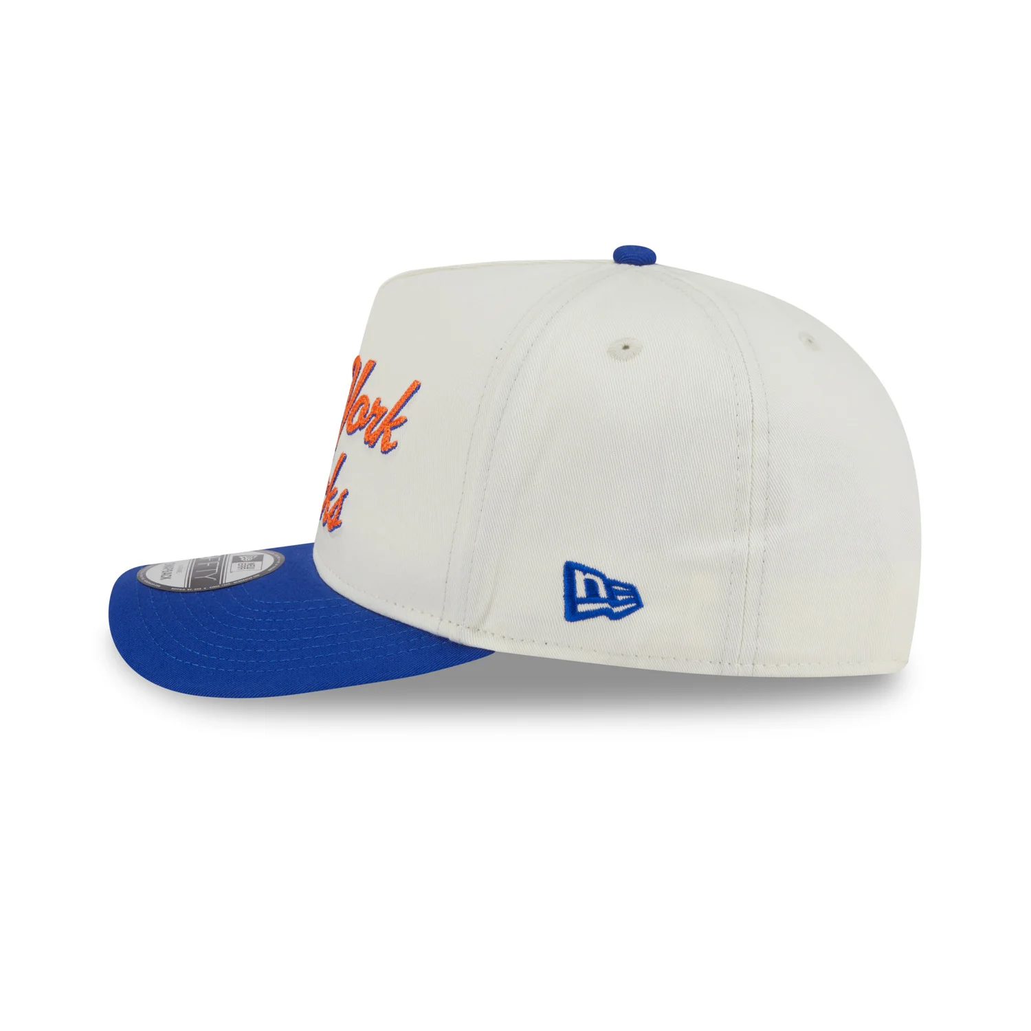 New Era Knicks Chainstitch 950 A Frame Snapback Chrome/Royal - Image 5