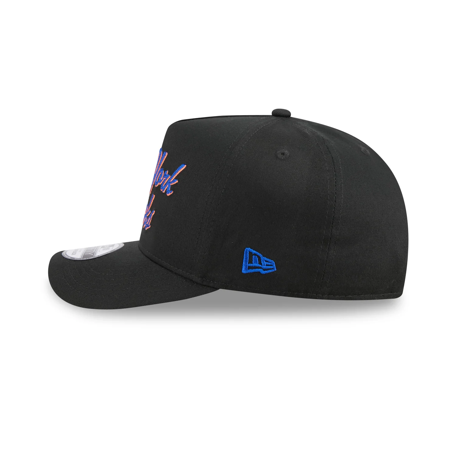 New Era Knicks Chainstitch 950 A Frame Snapback Black - Image 5
