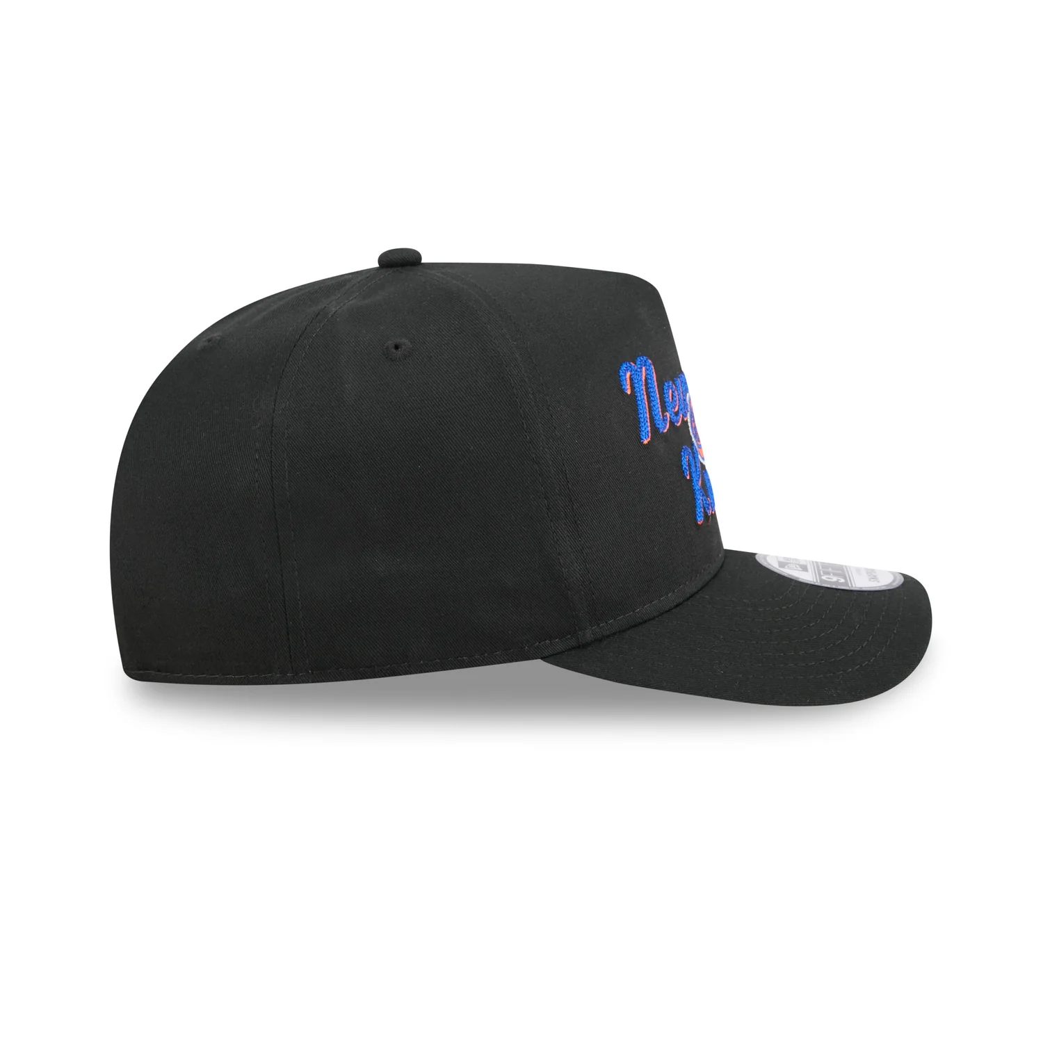 New Era Knicks Chainstitch 950 A Frame Snapback Black - Image 6