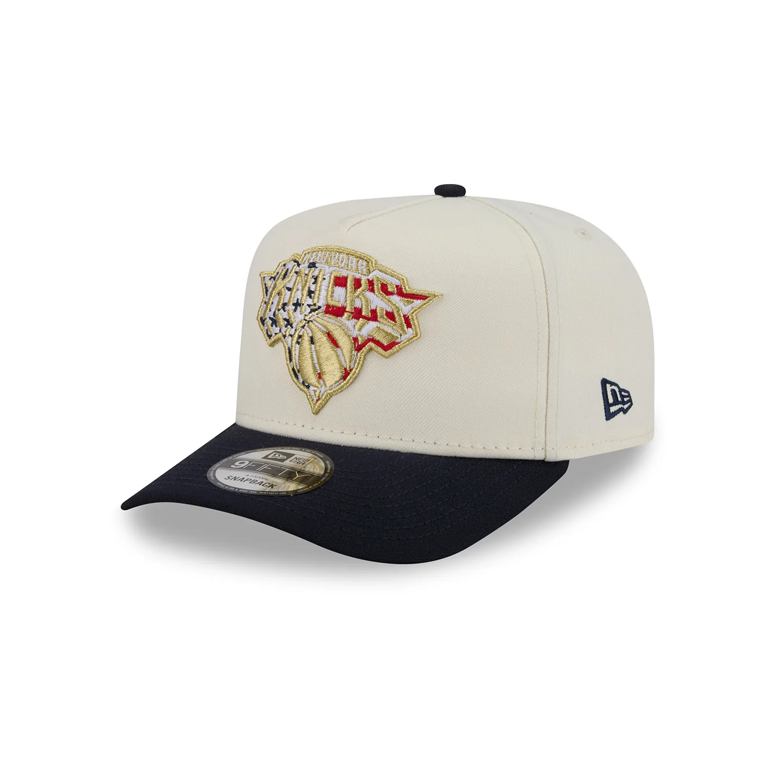 New Era Knicks Two Tone American Flag Logo 950 A Frame Snapback - Image 2