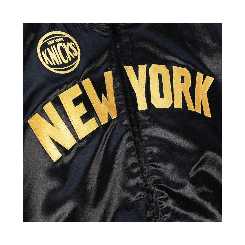 Mitchell & Ness Knicks Big Face 4.0 Satin Jacket - Image 3