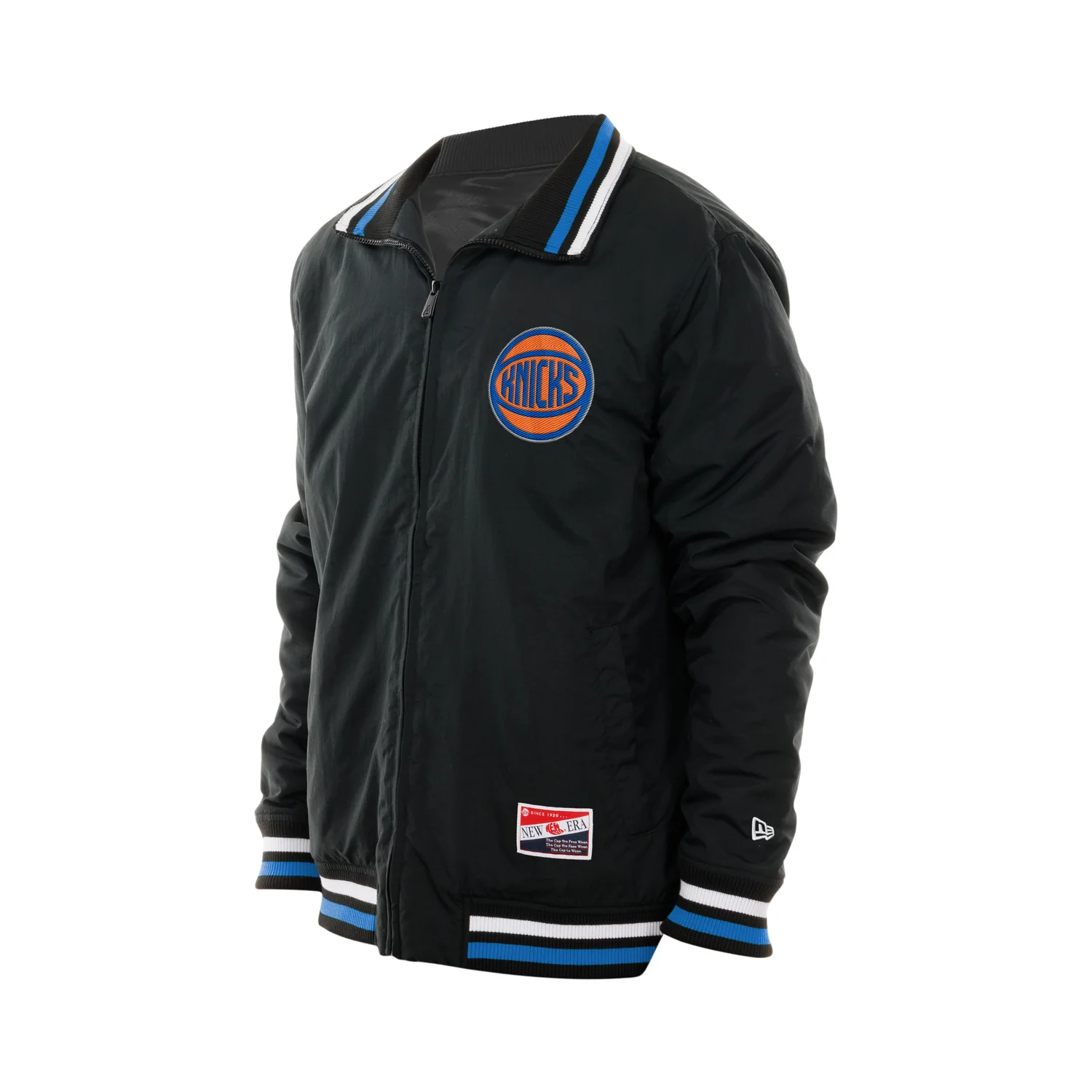 New Era Knicks Throwback Nylon Applique Full Zip Jacket - Image 3