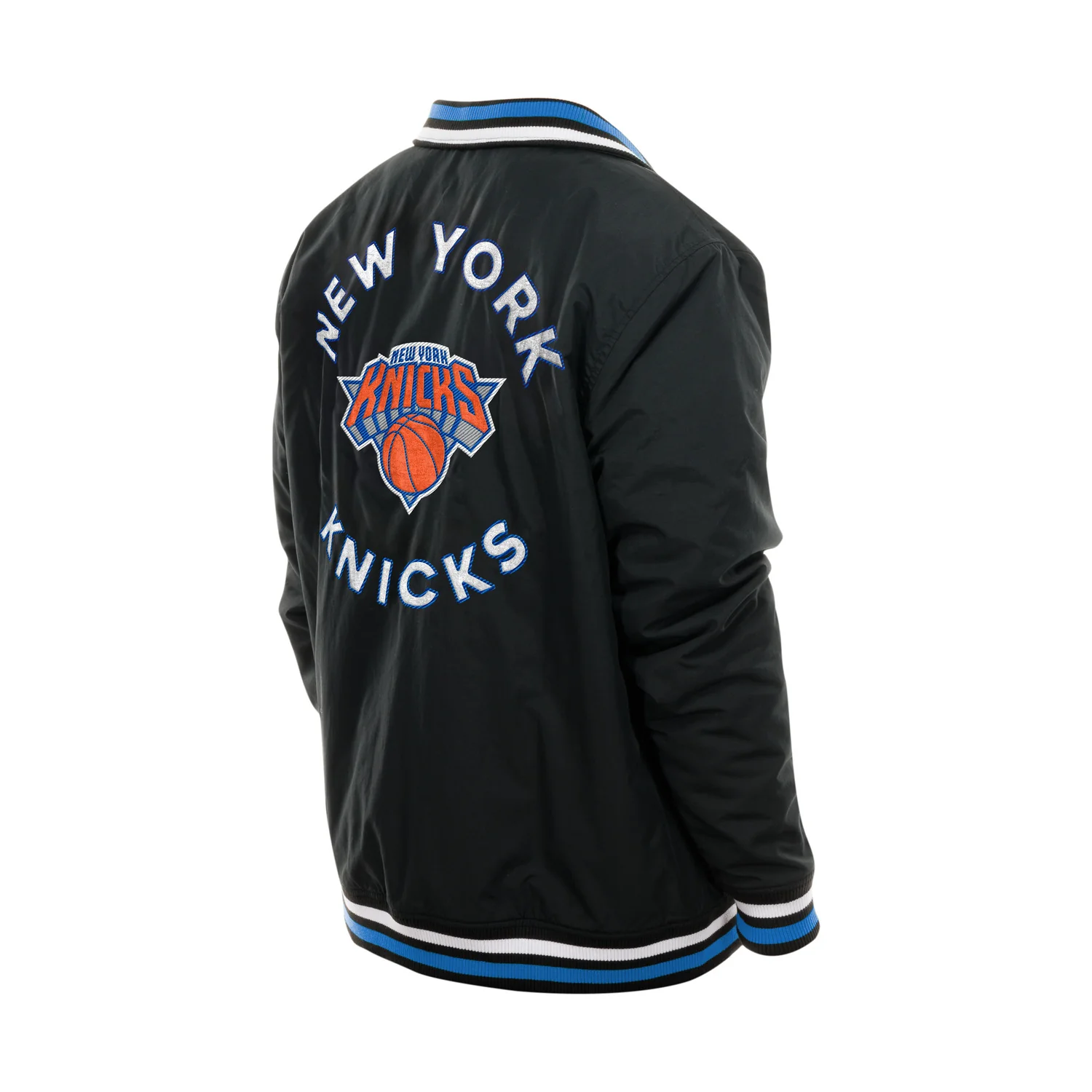 New Era Knicks Throwback Nylon Applique Full Zip Jacket - Image 4