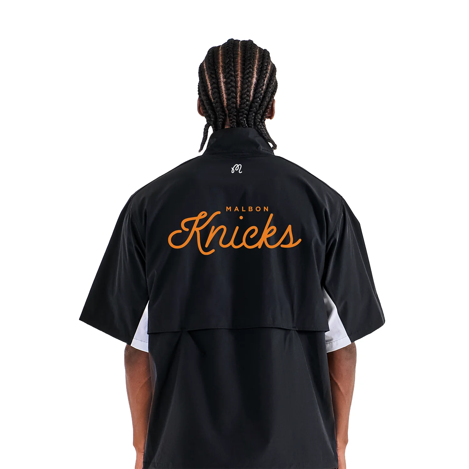 Malbon x Knicks Black Windshirt Pullover - Image 4
