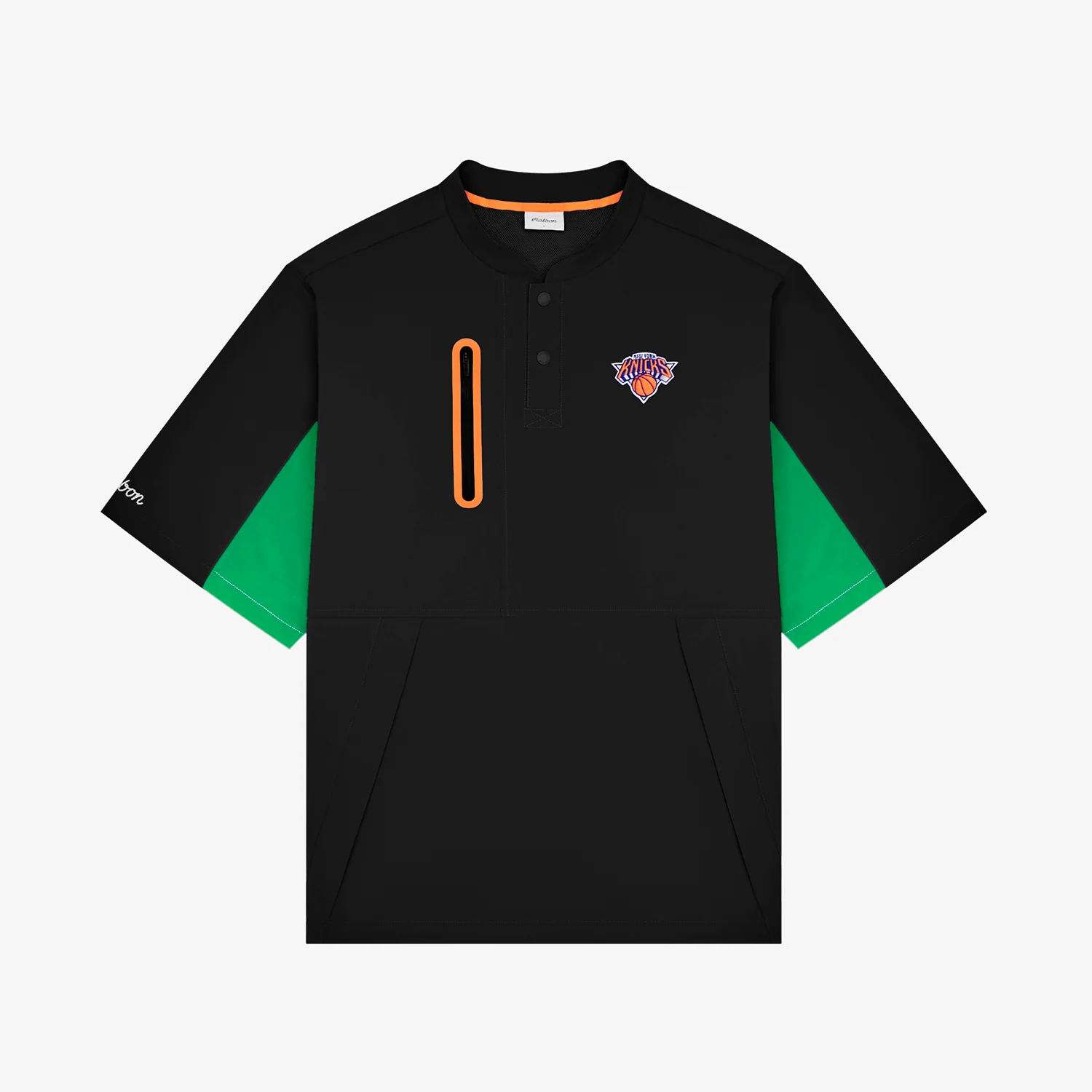 Malbon x Knicks Black Rucker Blade Windshirt - Image 2