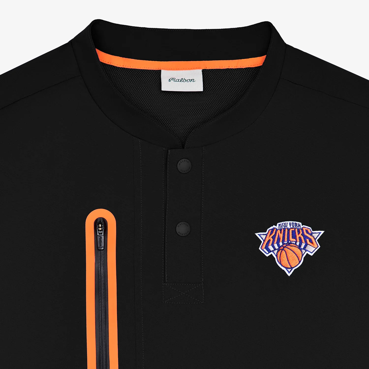 Malbon x Knicks Black Rucker Blade Windshirt - Image 3