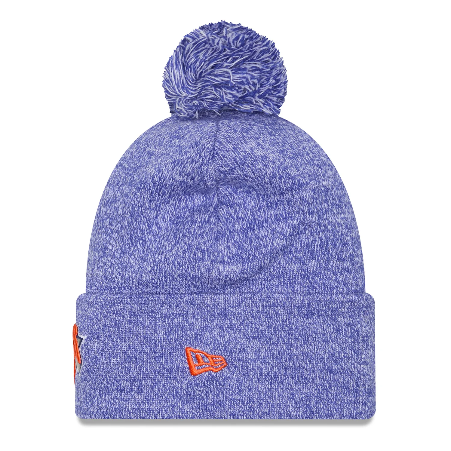 New Era Knicks Marled Royal Knit Pom - Image 3