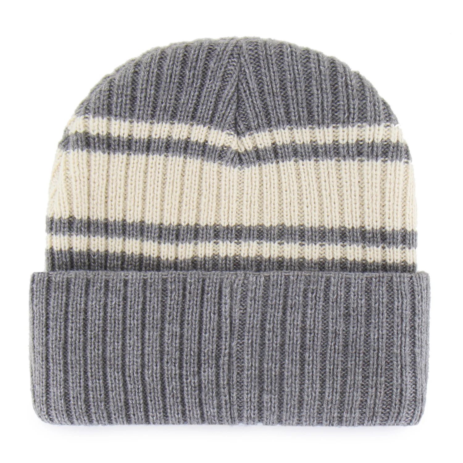 '47 Brand Knicks Dark Grey Harbor Stripe Cuff Knit - Image 2