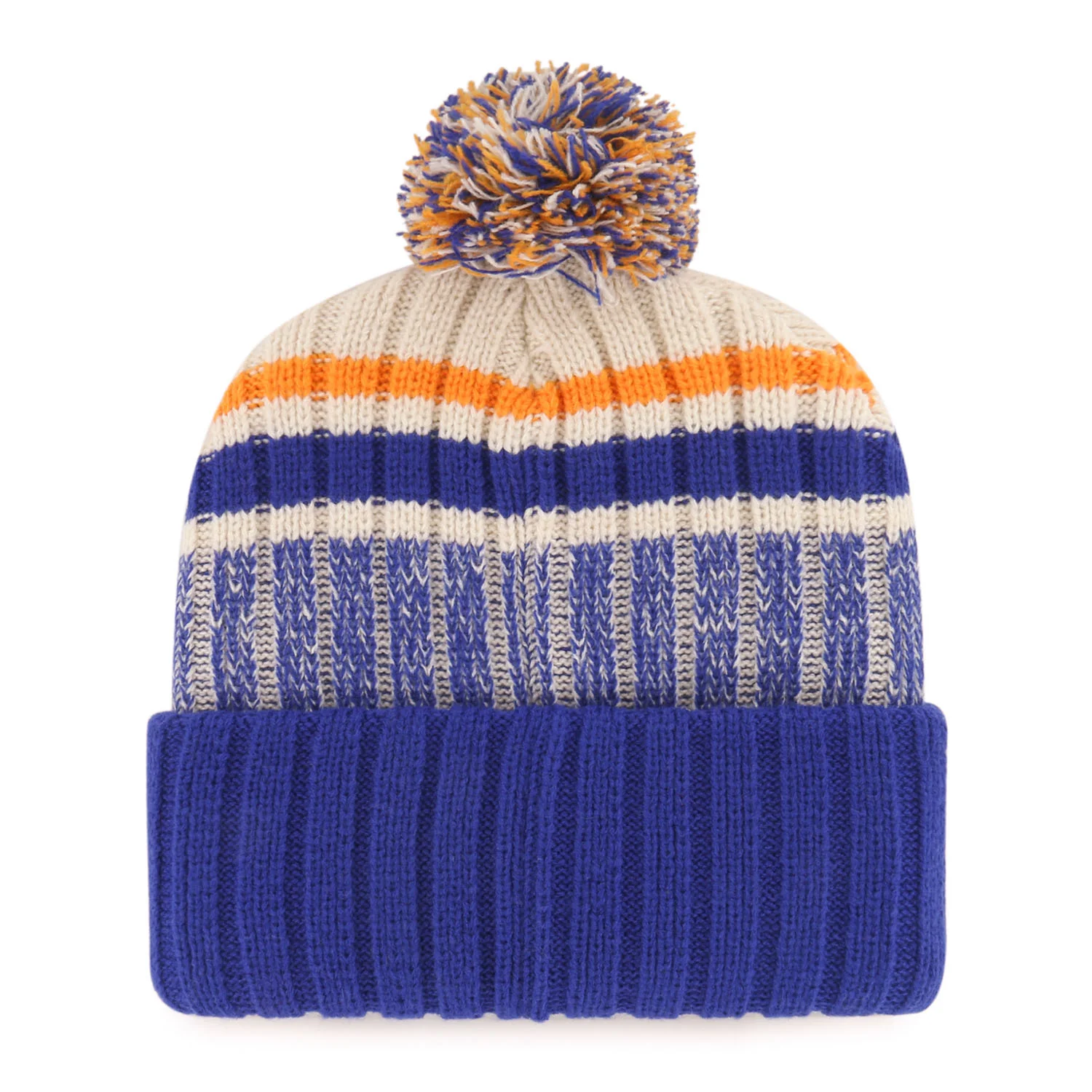 '47 Brand Knicks Natural Long Range Pom Cuff Knit - Image 2