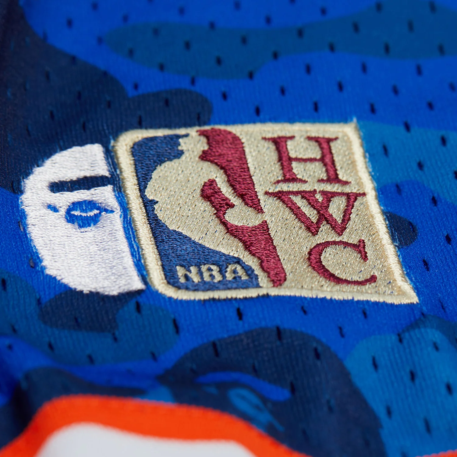 Mitchell & Ness Knicks x BAPE Shorts - Image 3