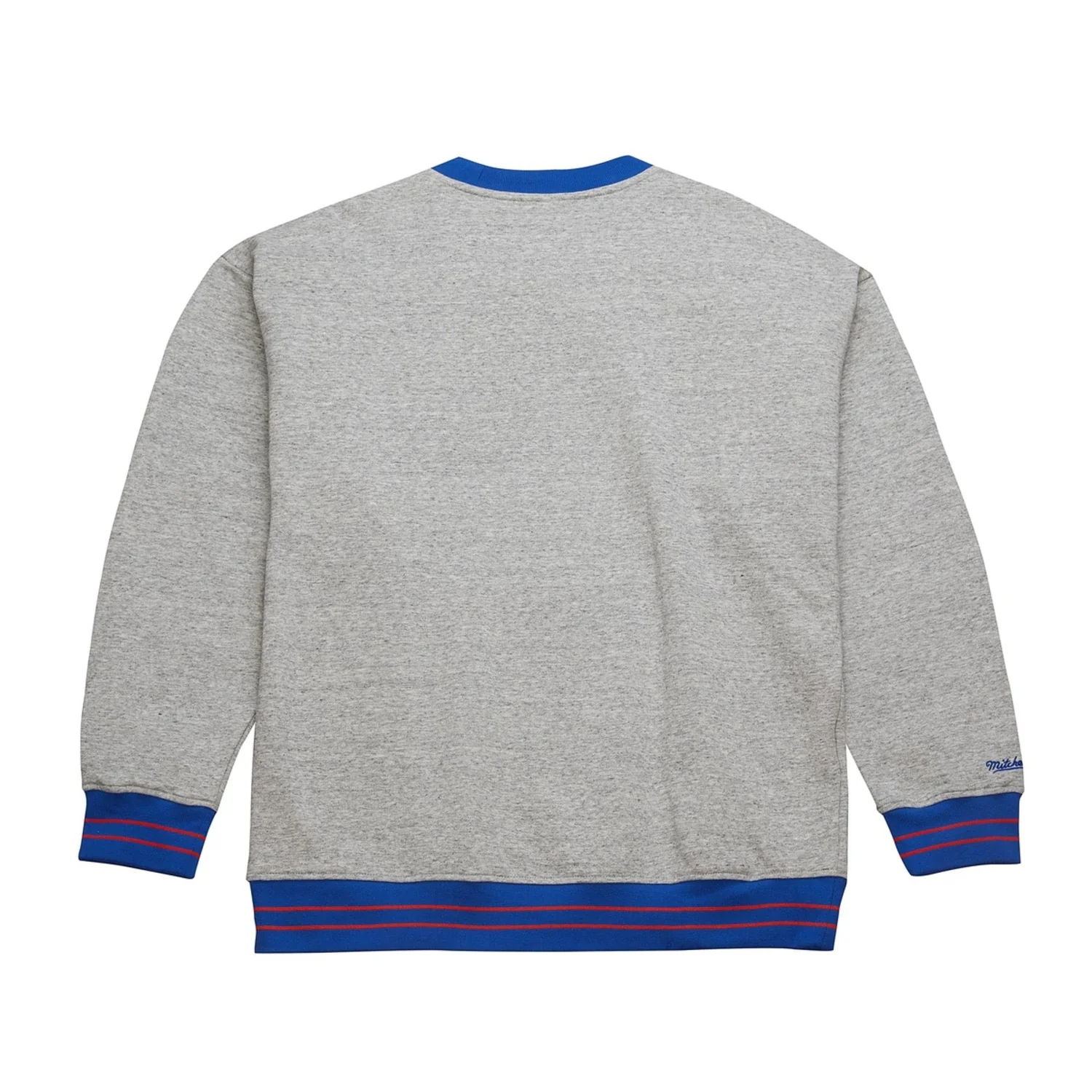 Mitchell & Ness Knicks Full Field Satin Fleece Crew - Image 2
