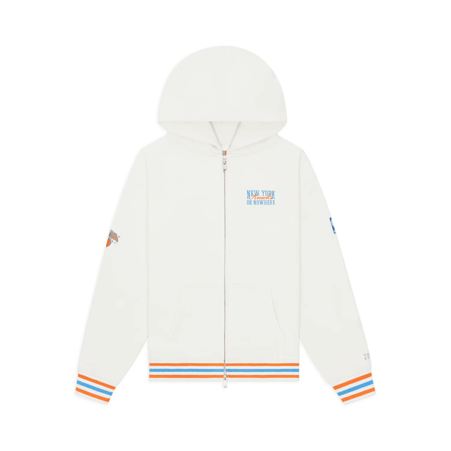 NYON x Knicks Cream Crossover Zip Hoodie