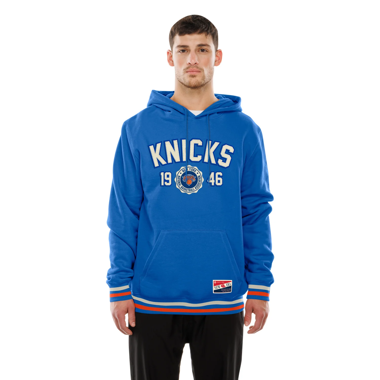 New Era Knicks Throwback Royal Hood