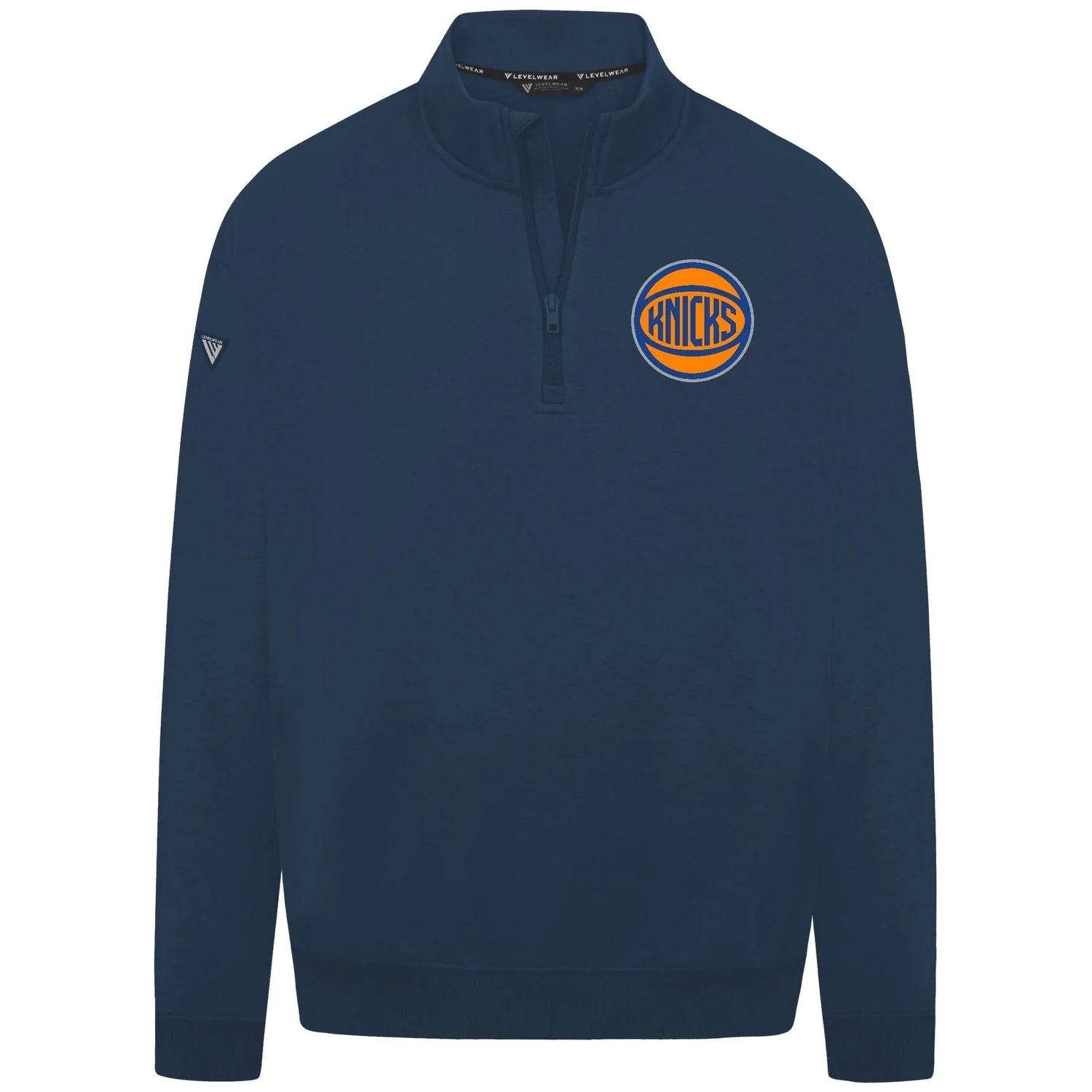Levelwear Knicks Chenille Logo Murray Fleece 1/4 Zip