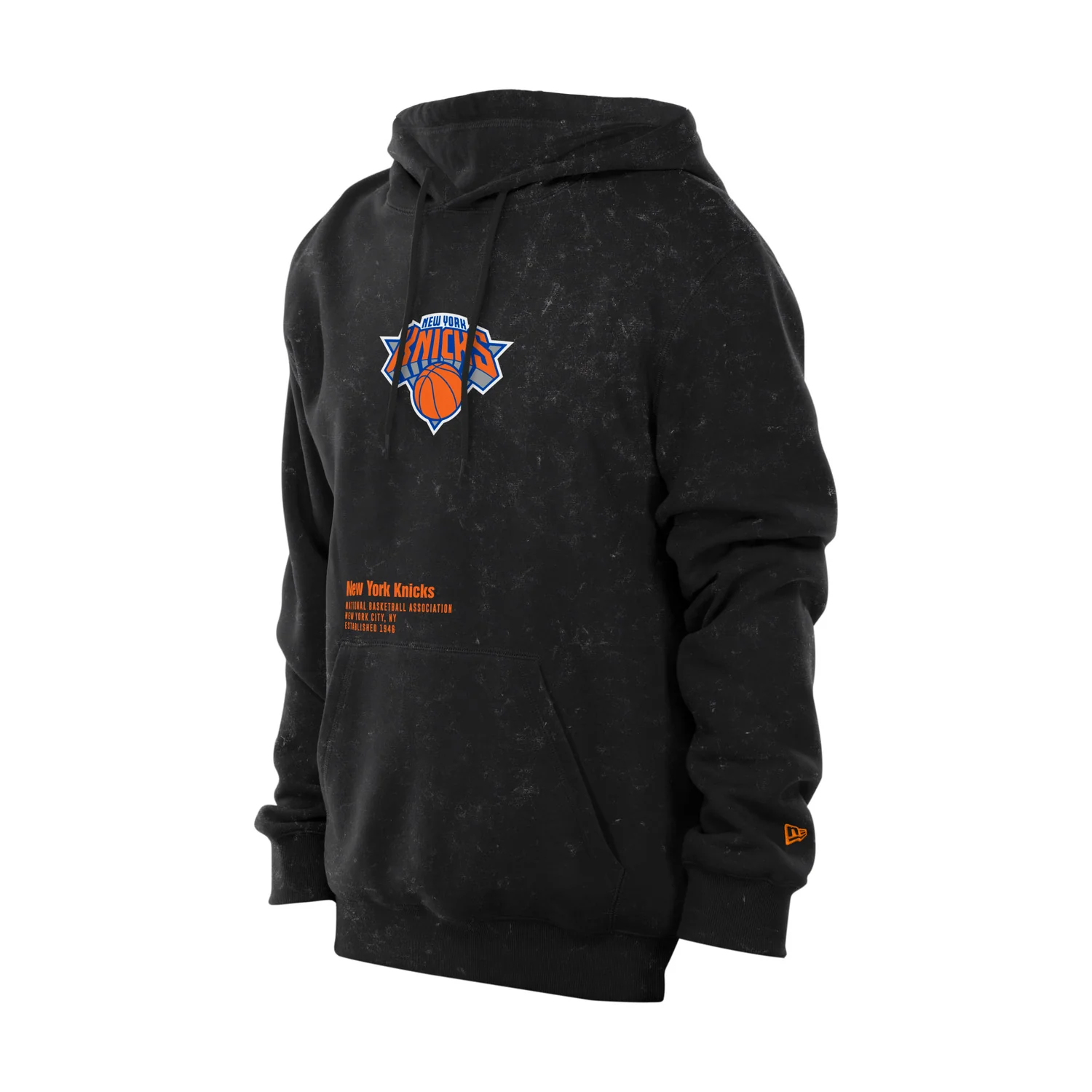 New Era Knicks Sport Night Washed Black Hoodie - Image 3