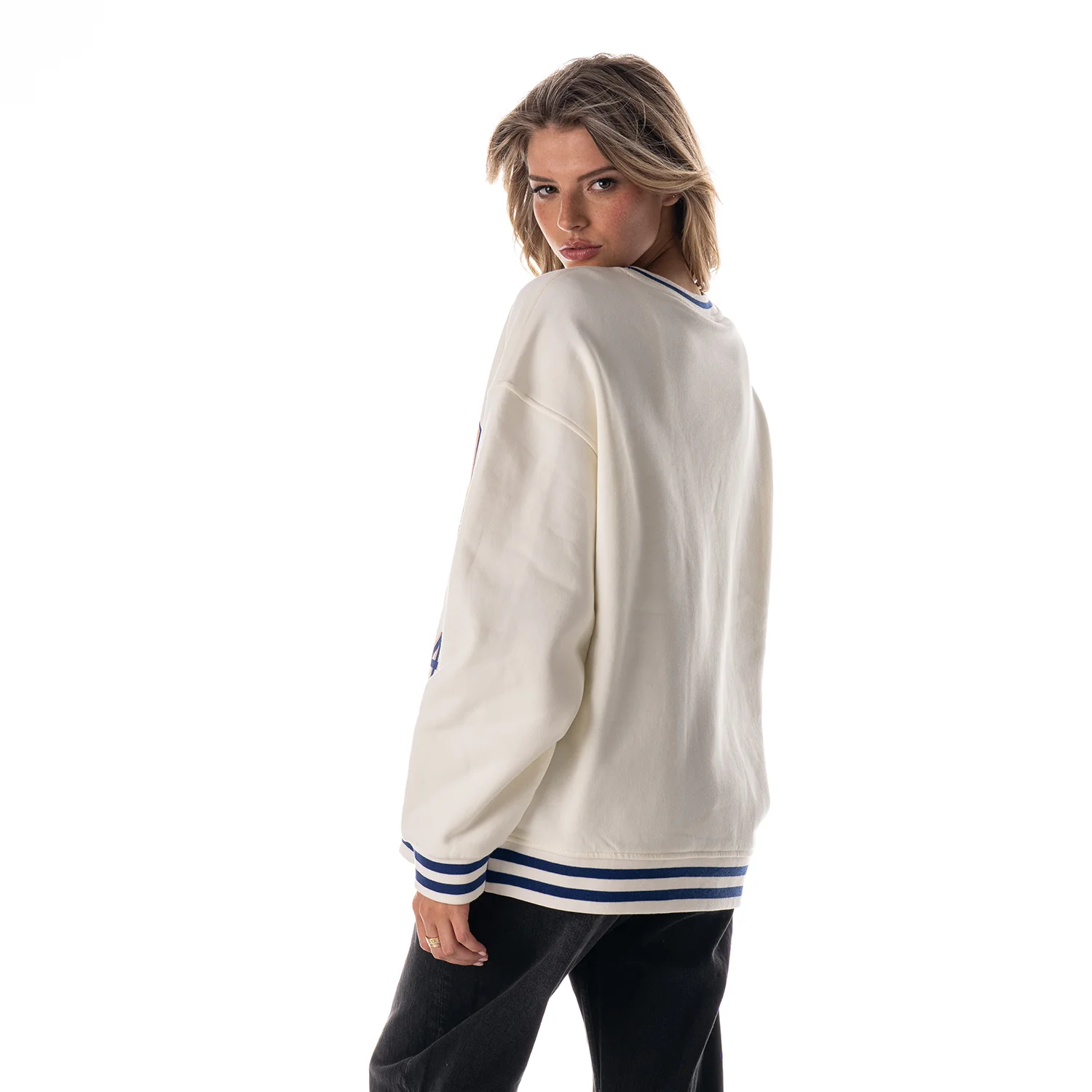 Wild Collective Knicks Oversized Baggy Graphic Crew - Image 2