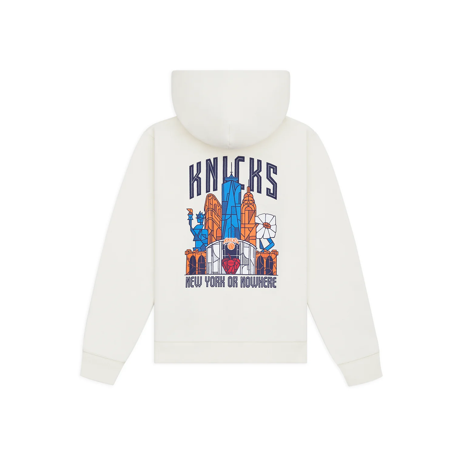 NYON x Knicks Skyscraper Cream Hoodie