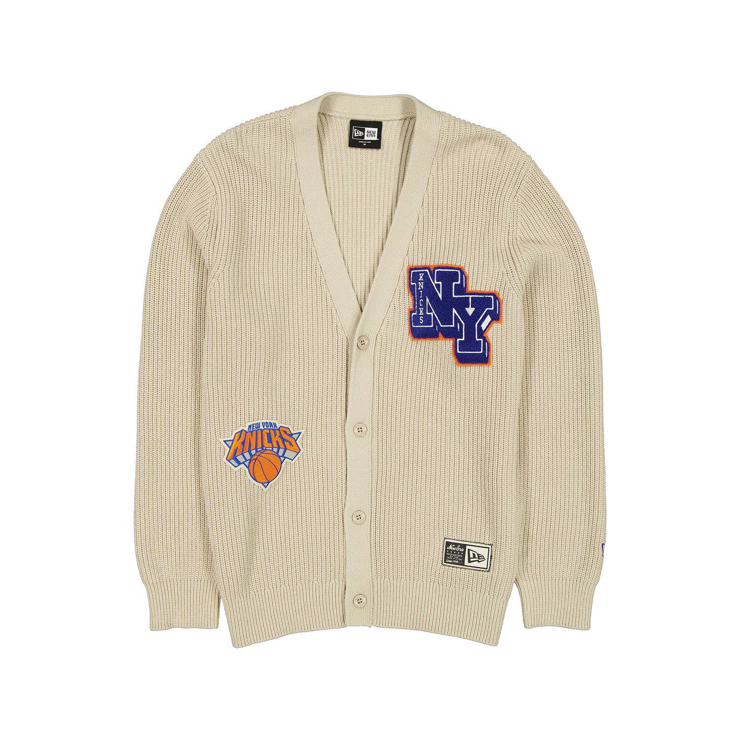 New Era Knicks Stone Cardigan Sweater - Image 3