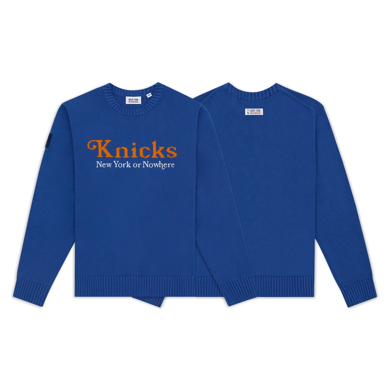 NYON x Knicks Give and Go Knit Sweater Royal - Image 3