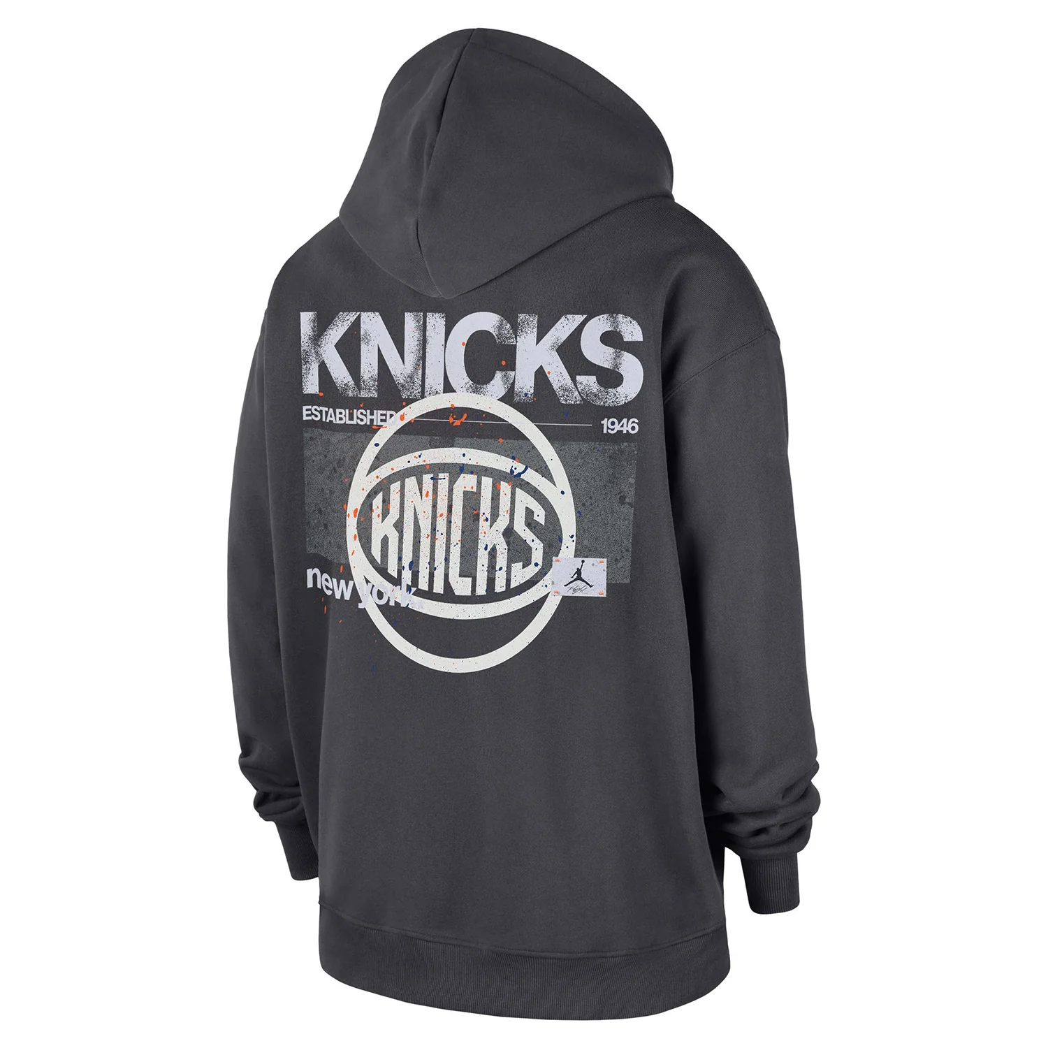 Nike Knicks Jordan Basketball Flight Fleece Hood - Image 2
