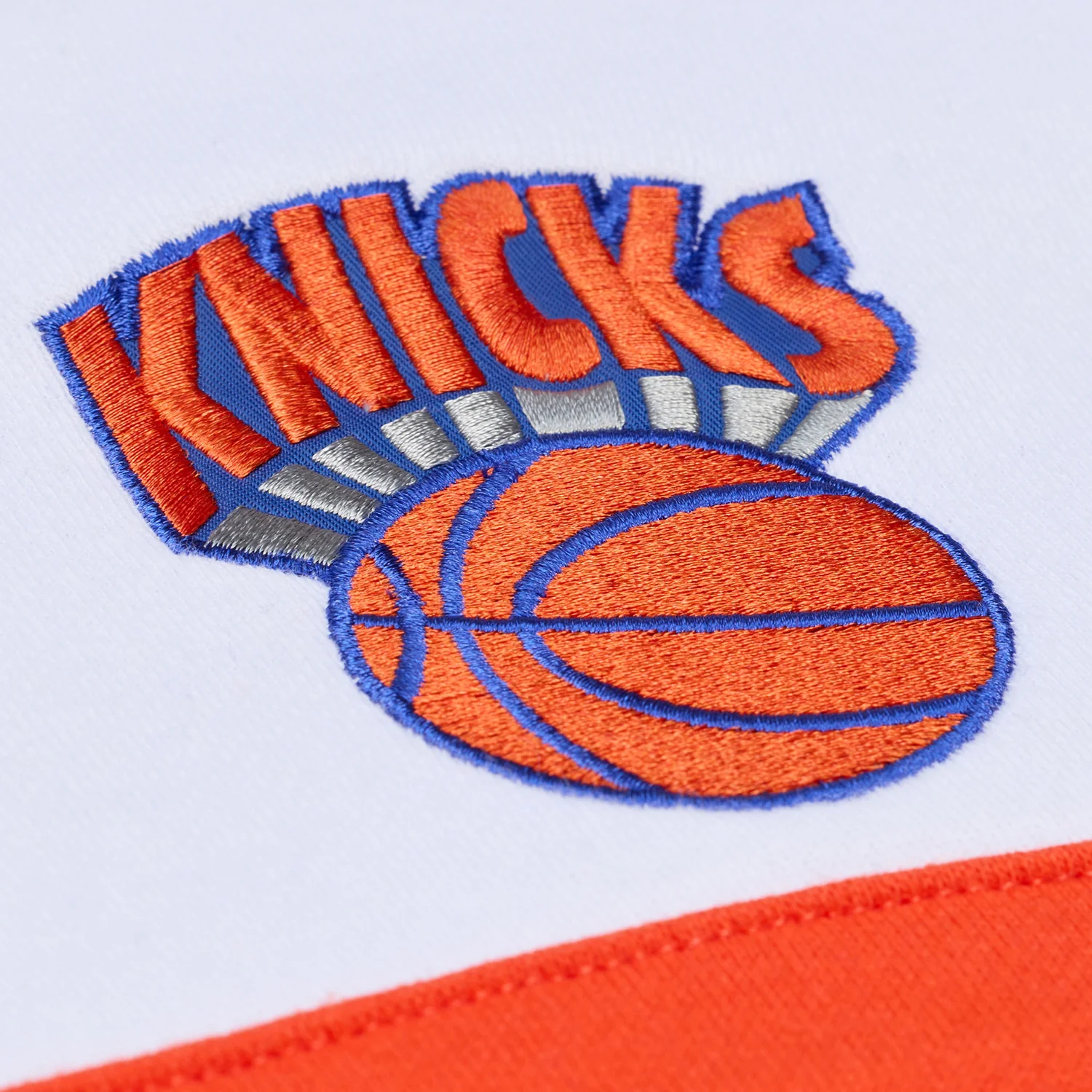 Mitchell & Ness Knicks Team Color Head Coach 1/4 Zip Pullover - Image 4